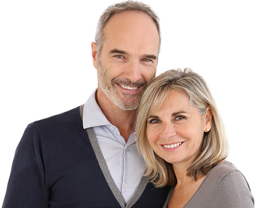 Smiling couple