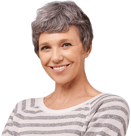 Woman smiling